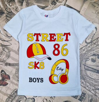 футболка(5-8лет) для мальчиков пр-во  в интернет-магазине «Детская Цена»